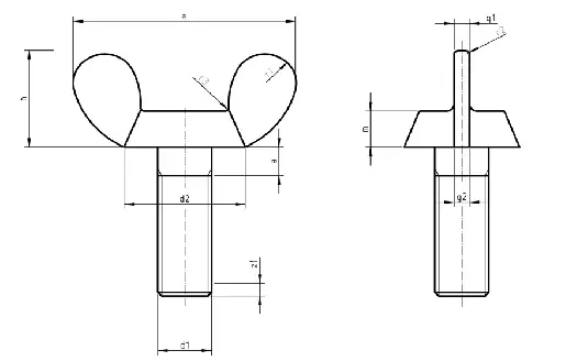 DIN 316 A Dimensions