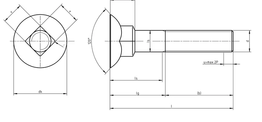 DIN 605 Dimensions