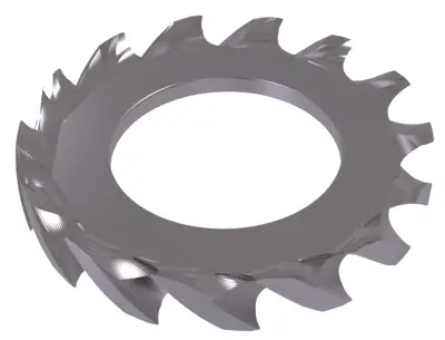 Serrated lock washer