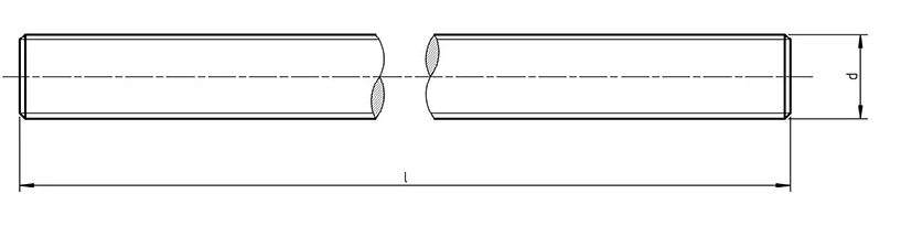 Full Thread Studs Dimensions