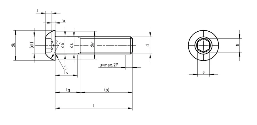 iso-7380-1 Dimensions