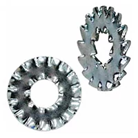 Internal & External Serrated Lock Washers