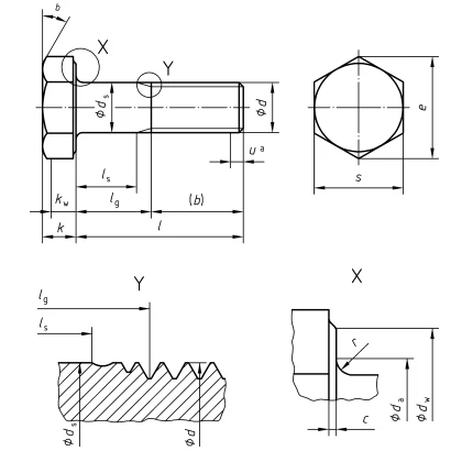 DIN-EN-14399-4 Dimensions