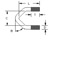 V Bolt Dimensions